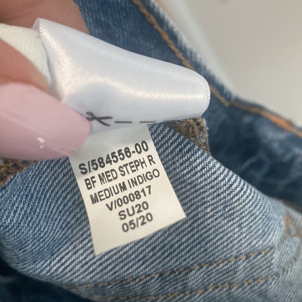 GAP Medium Wash Boyfriend Fit Jeans Size 25 - Picture 8 of 9